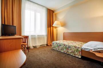 Стандартный одноместный номер в Гостинице Волхов